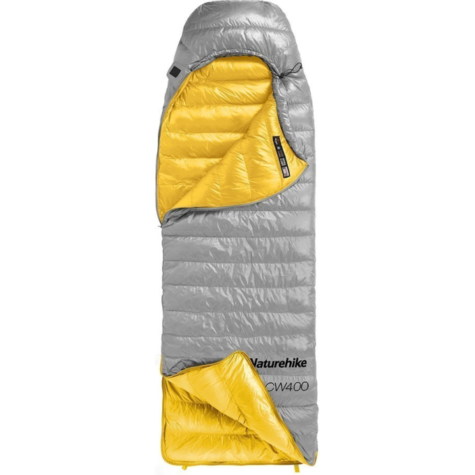 Спальный мешок NATUREHIKE CICADA WING CW700 CNK2450WS048 утиный пух серый M 6927595788127